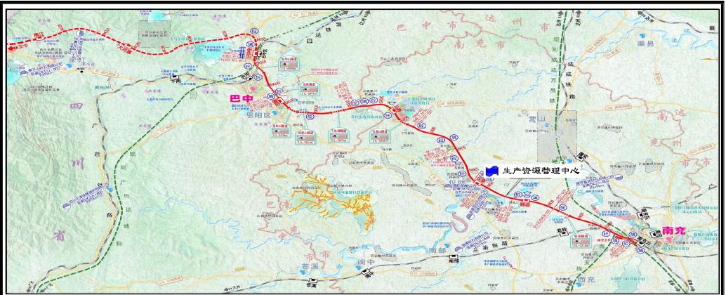 汉巴南高铁最新线路图图片