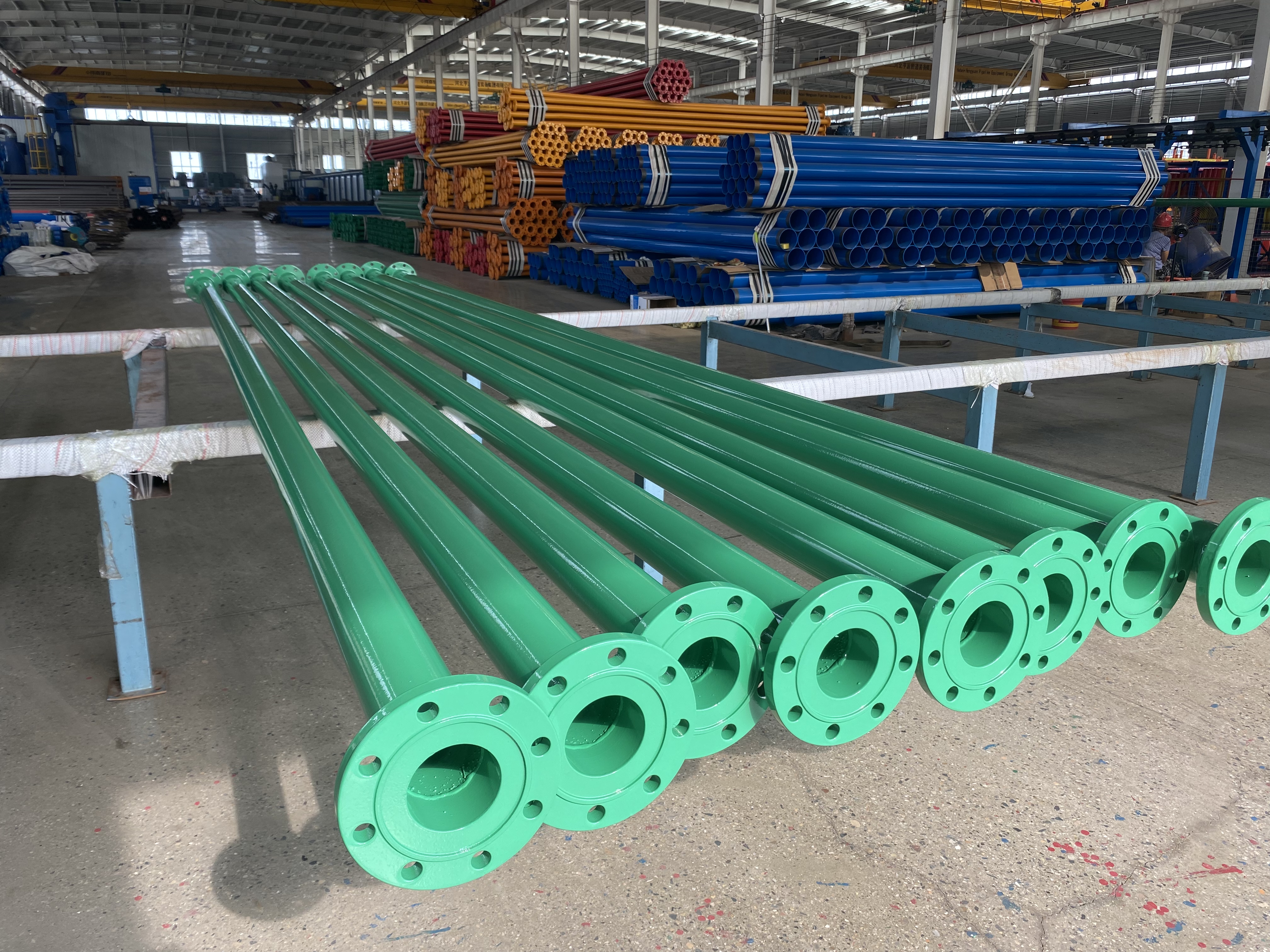 法兰连接矿用涂塑钢管