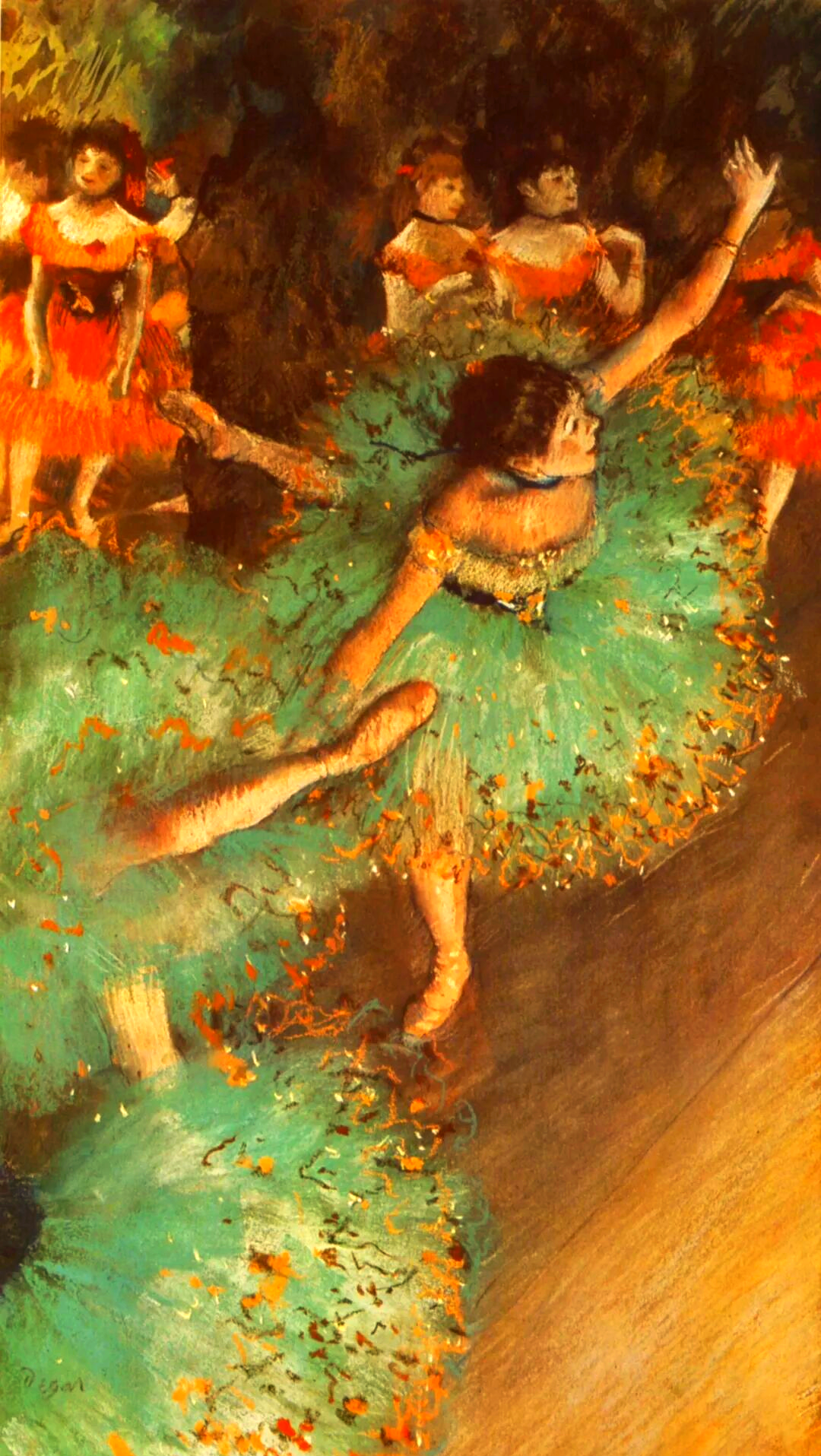 德加的芭蕾舞画作:流动线条与内心世界的共鸣