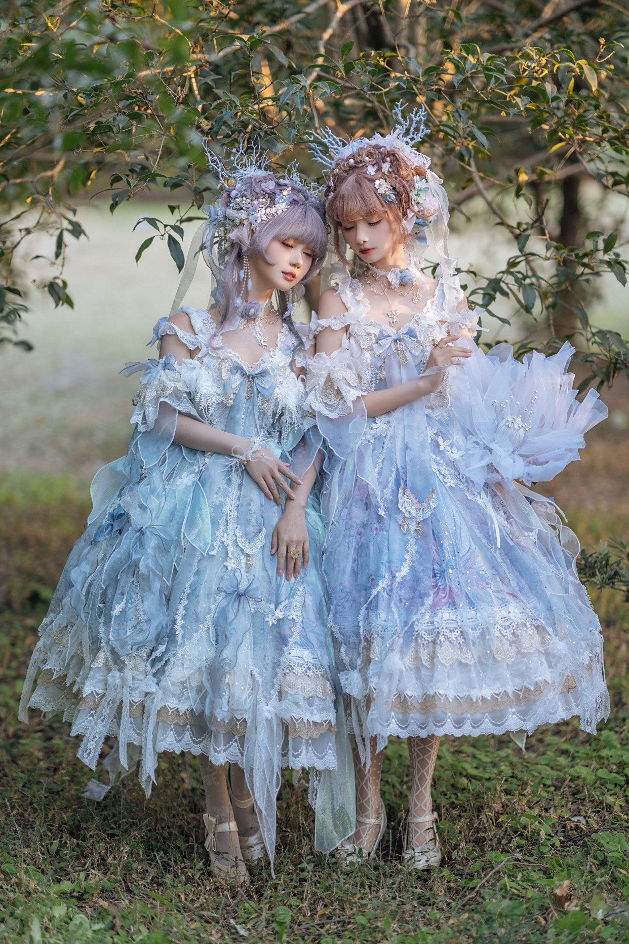 国牌华丽款lolita-花仙曲·灵鹿-图赏