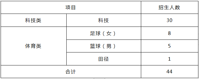 初中階段在市級及以上行政部門舉辦的體育類比賽中取得優異成績,或在