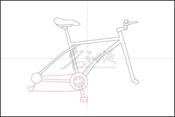 怎樣畫自行車