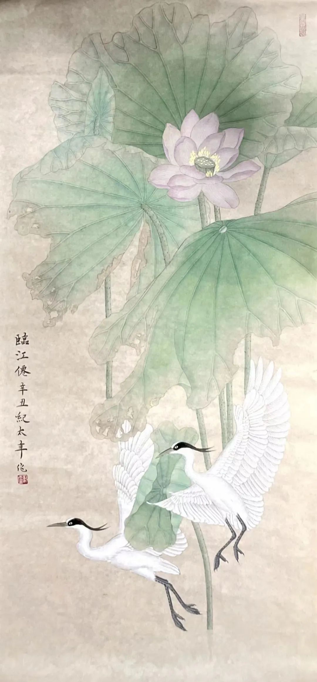 胡剑明|白羽携风"忆江南"——为纪太年工笔花鸟画而作
