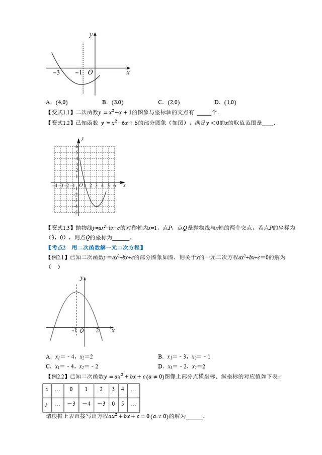 「初中数学」暑假预习资料