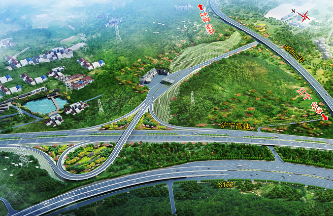 s122句容至南京段新增一沪蓉高速道口