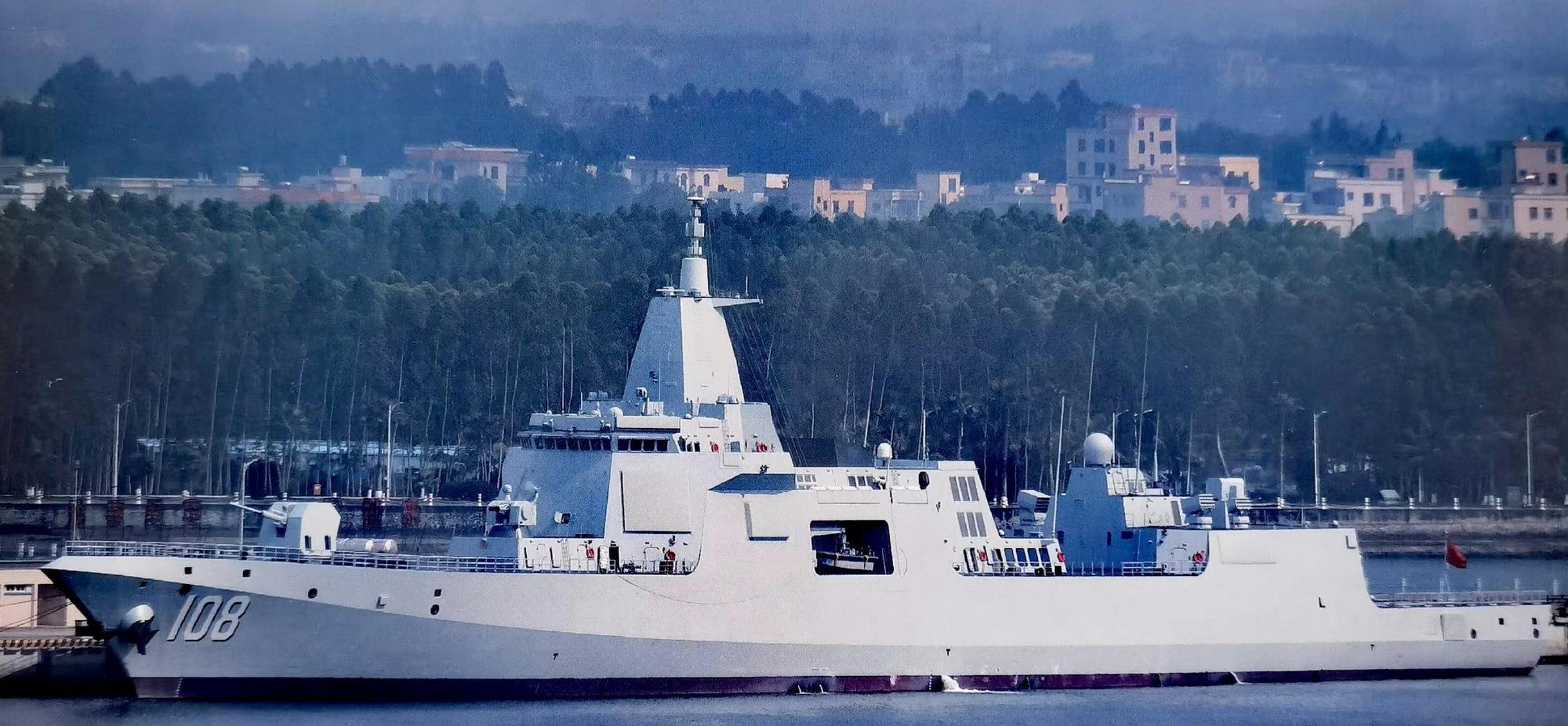 从101南昌舰到108咸阳舰,8艘万吨大驱全部集齐,剑指西太平洋!