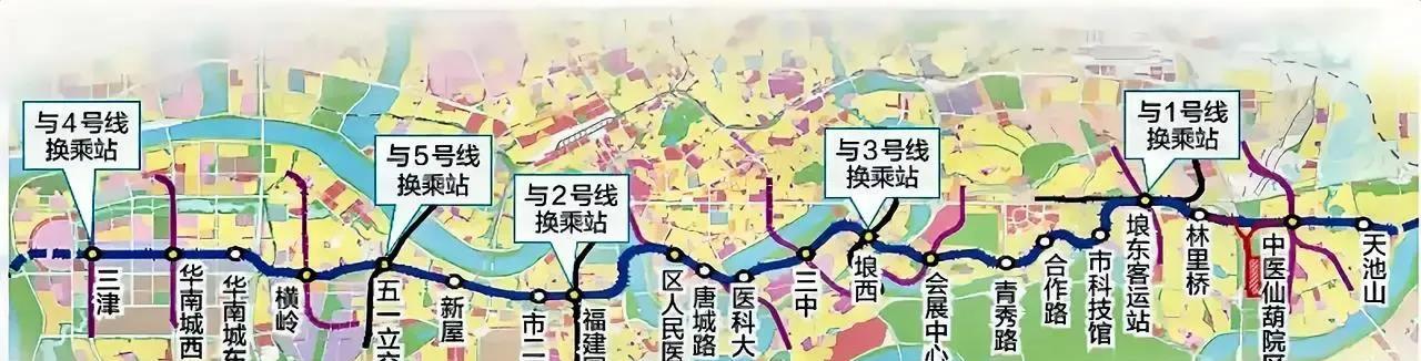 南宁地铁6号线线路图图片