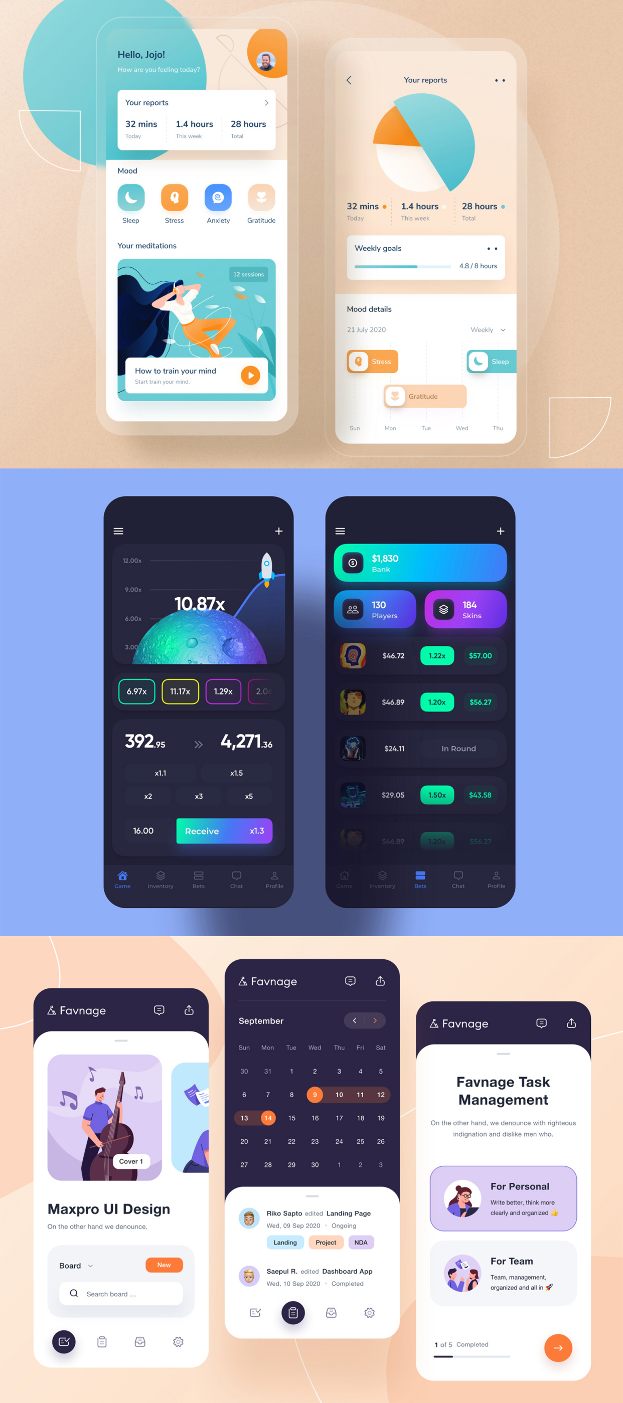 国外app界面设计欣赏!纯粹交互