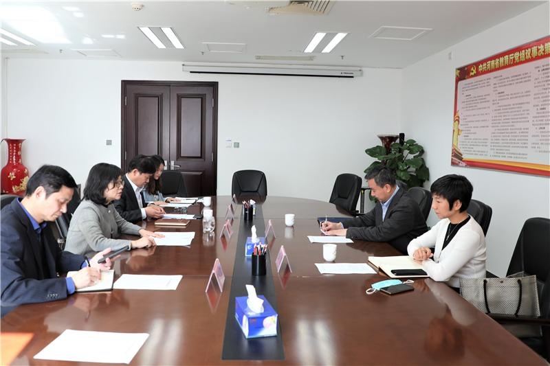 教育部国际司副司长徐永吉来豫调研