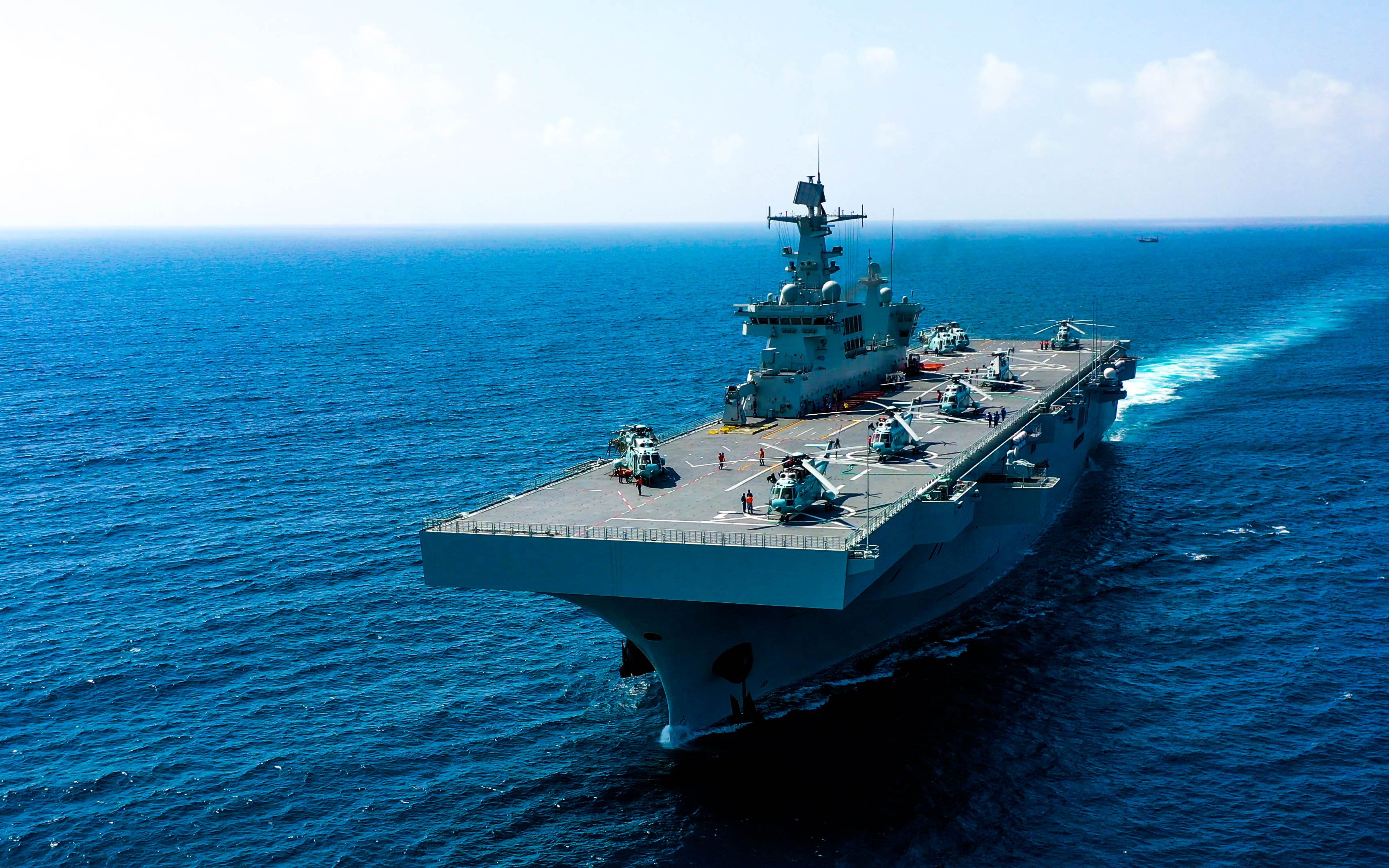 2021年4月23日,备受瞩目的海南舰正式顺利加入中国人民解放军海军的
