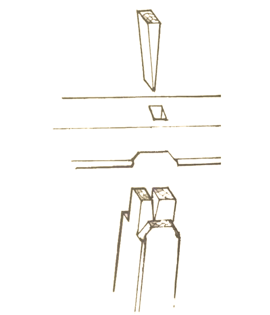 这些家具通身无一处透榫,也未使用胶水,仅在几个关键位置通过几枚钉子