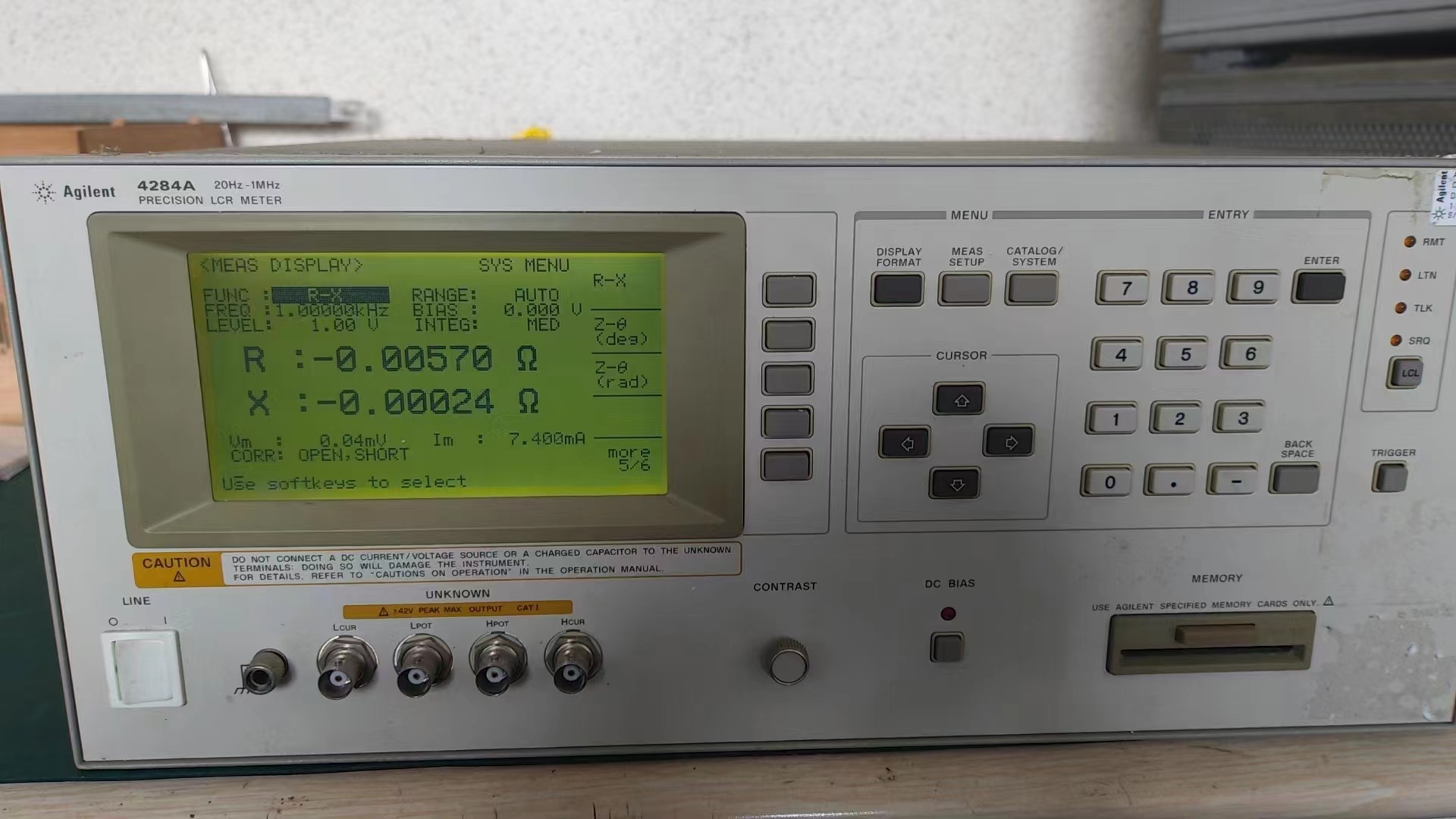 安捷伦4284a hp4284a精密lcr测试仪技术说明