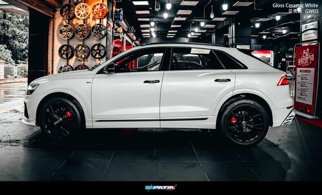 干净与纯粹|奥迪q8改色「贝壳白」