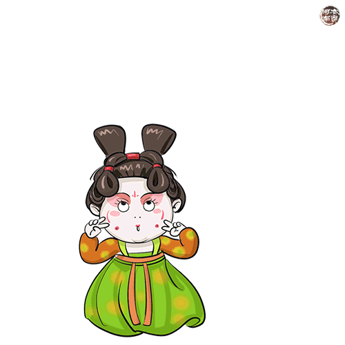《唐宫夜宴》的表情包"唐墩儿"来啦,超好玩儿