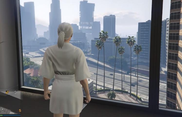 《gta5》洛圣都女玩家实况,记录玩家日常作息,模拟现实生活?