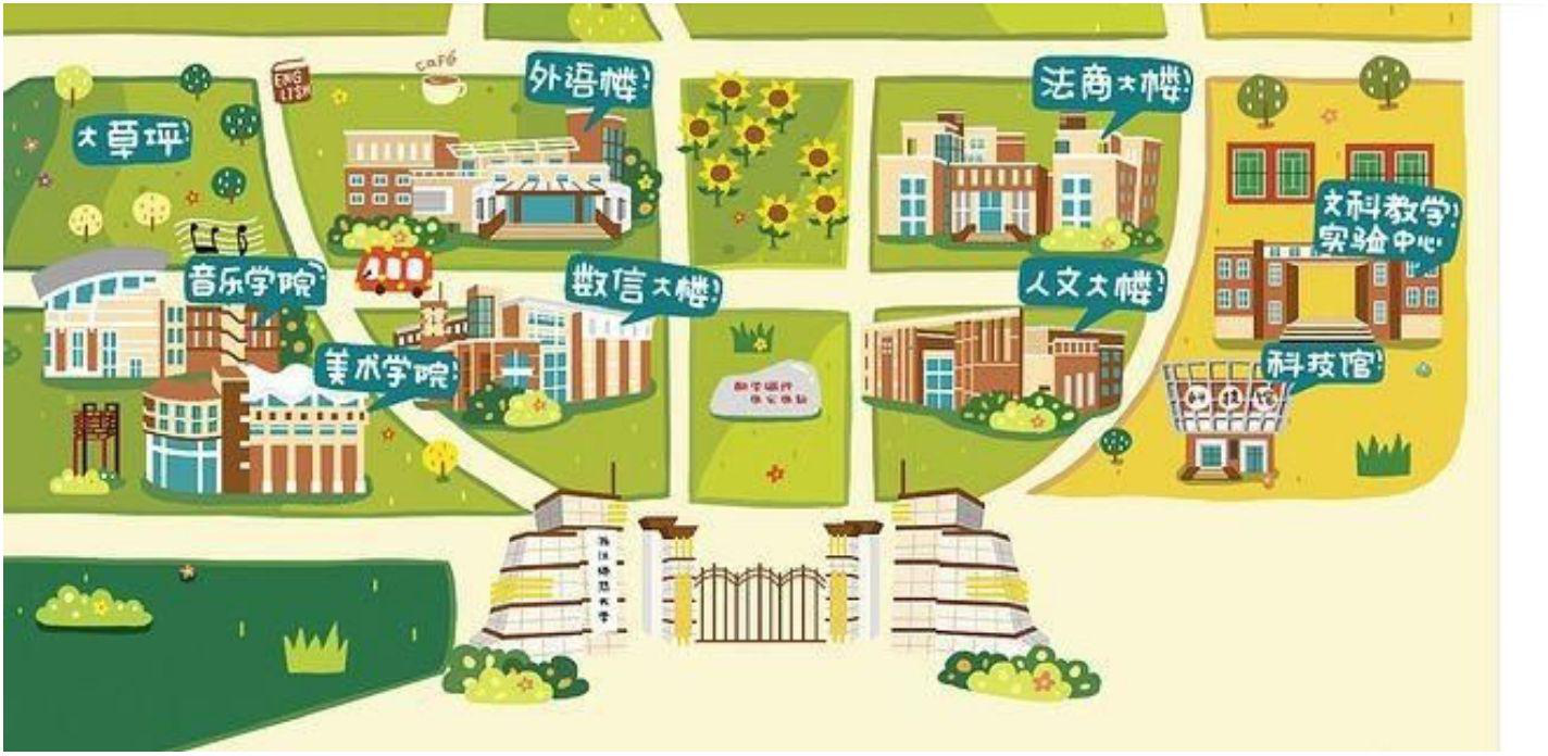 金华浙江师范大学地图图片