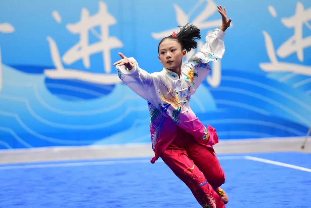 省十六运会青少年组武术套路比赛收官