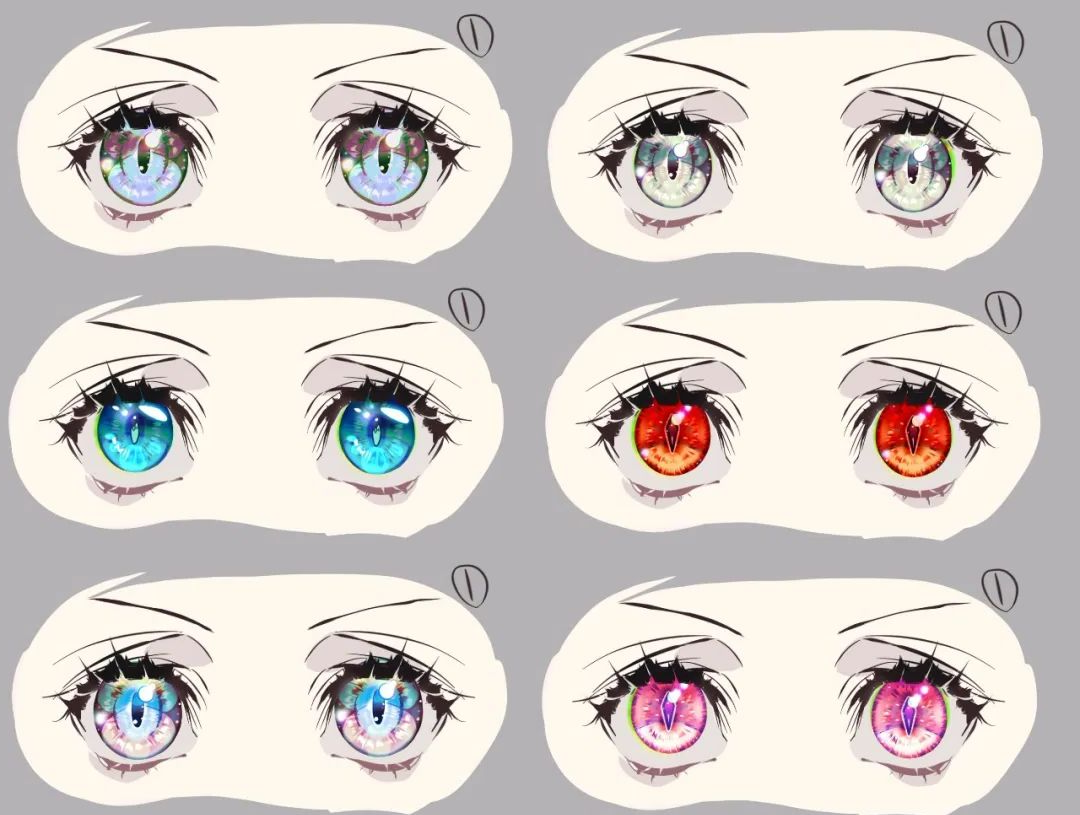 「眼睛素材大赏」众多动漫风格的眼睛绘画,你不可错过!