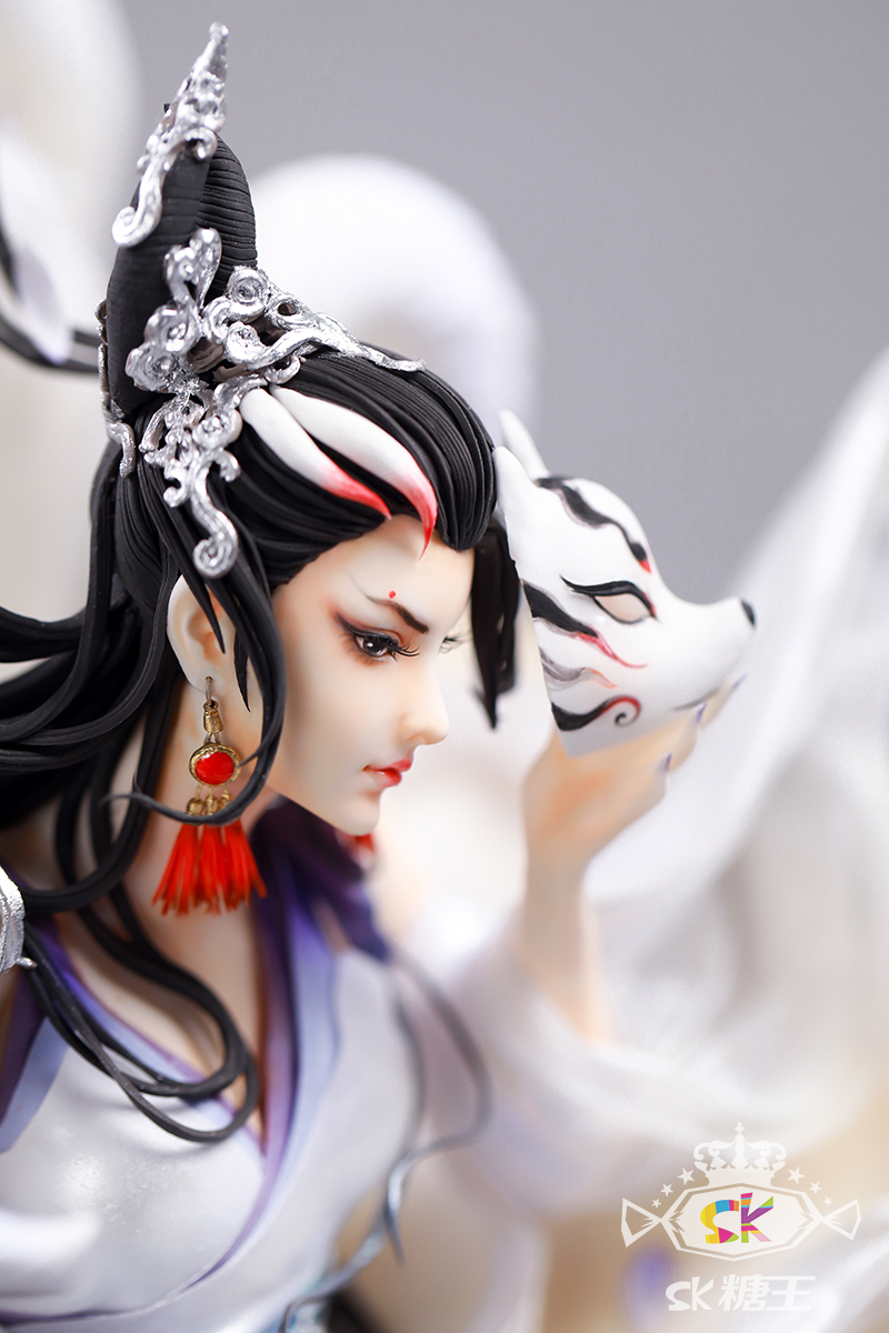 可以吃的手办|古风翻糖人偶作品 青丘九尾>