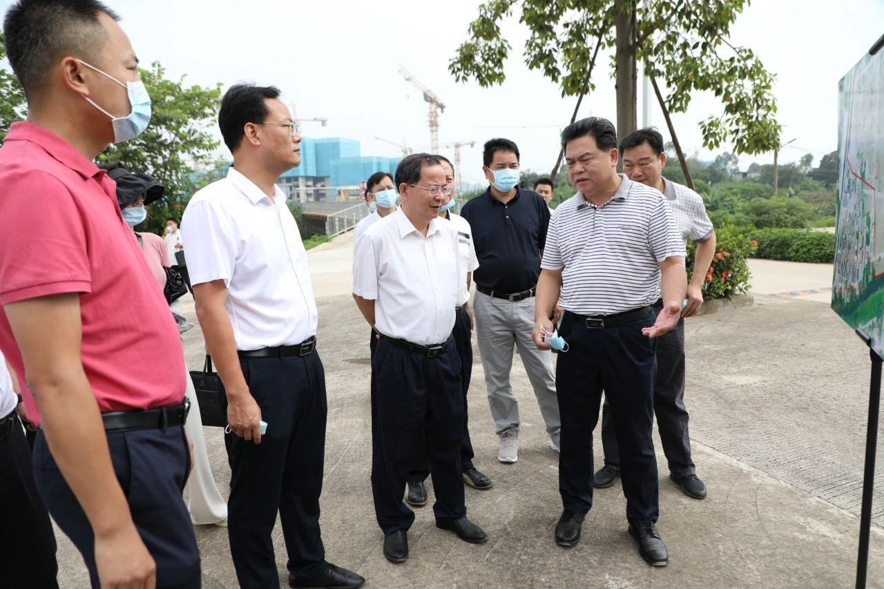 市领导吴泰国到鼎湖调研肇庆万达国家度假区项目