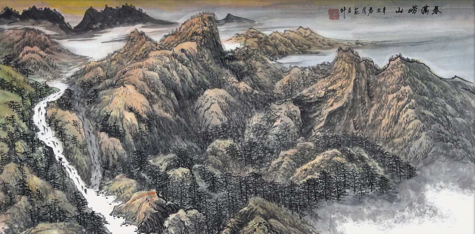 林泉高致-范文升山水画作品欣赏
