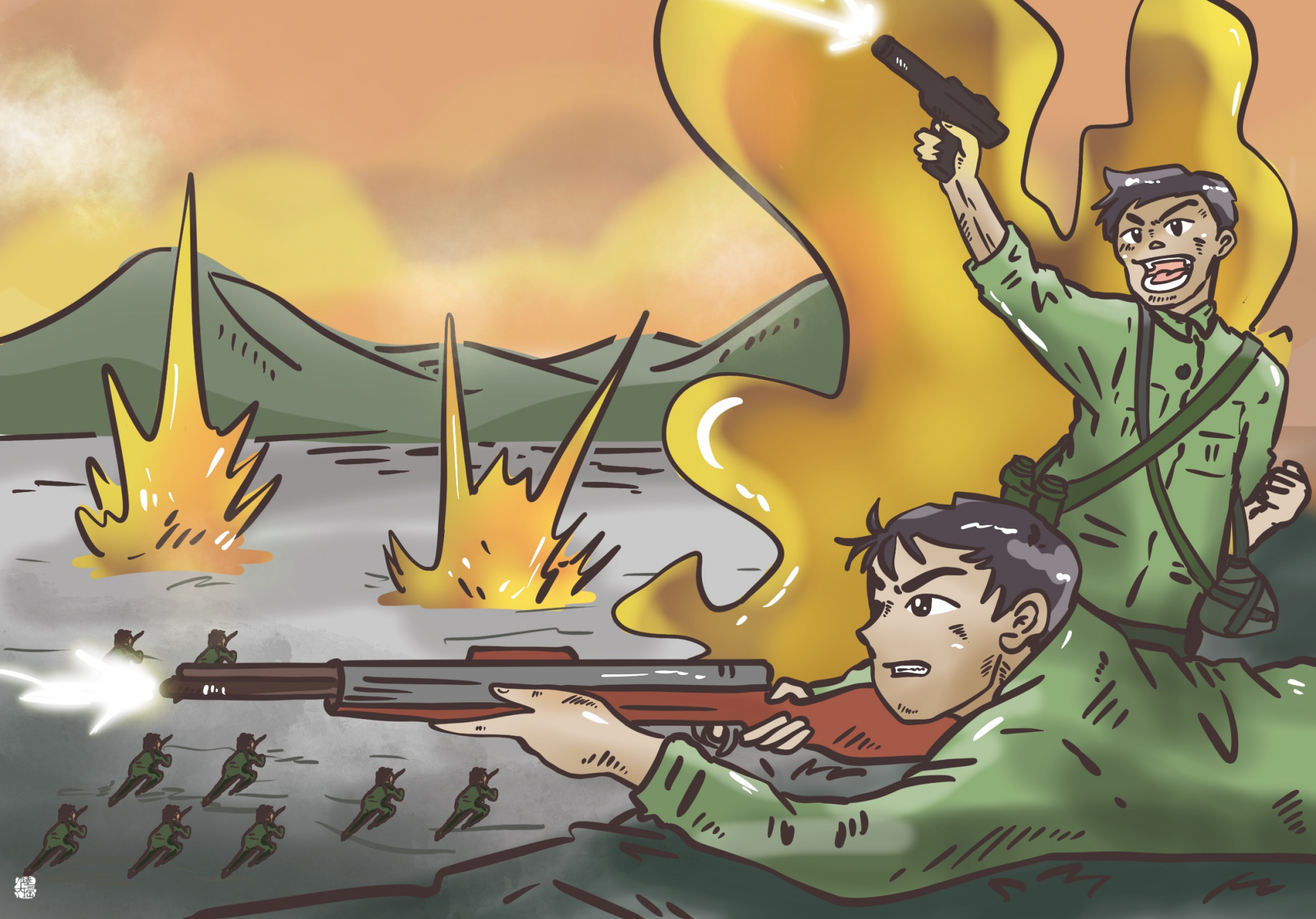 「追寻先烈足迹」漫评|抗美援朝,气吞山河的立国之战