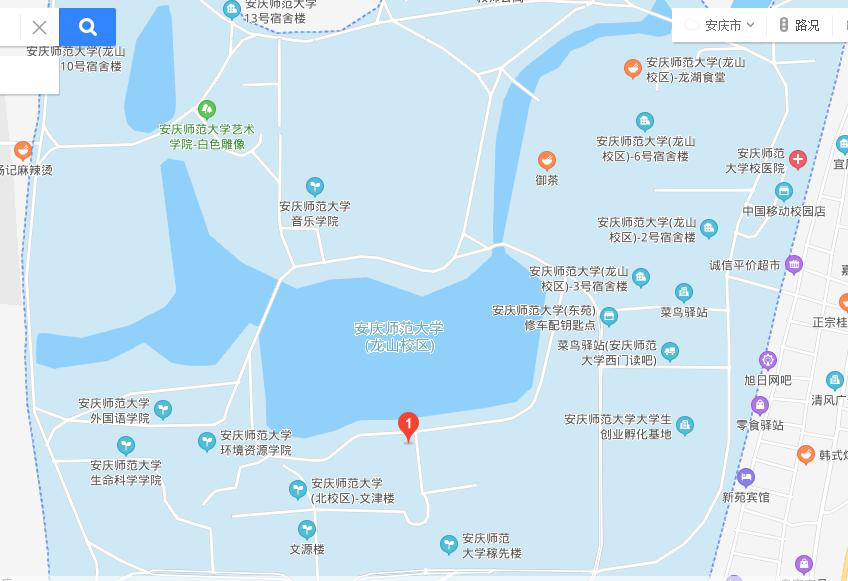 安庆师范大学校园地图