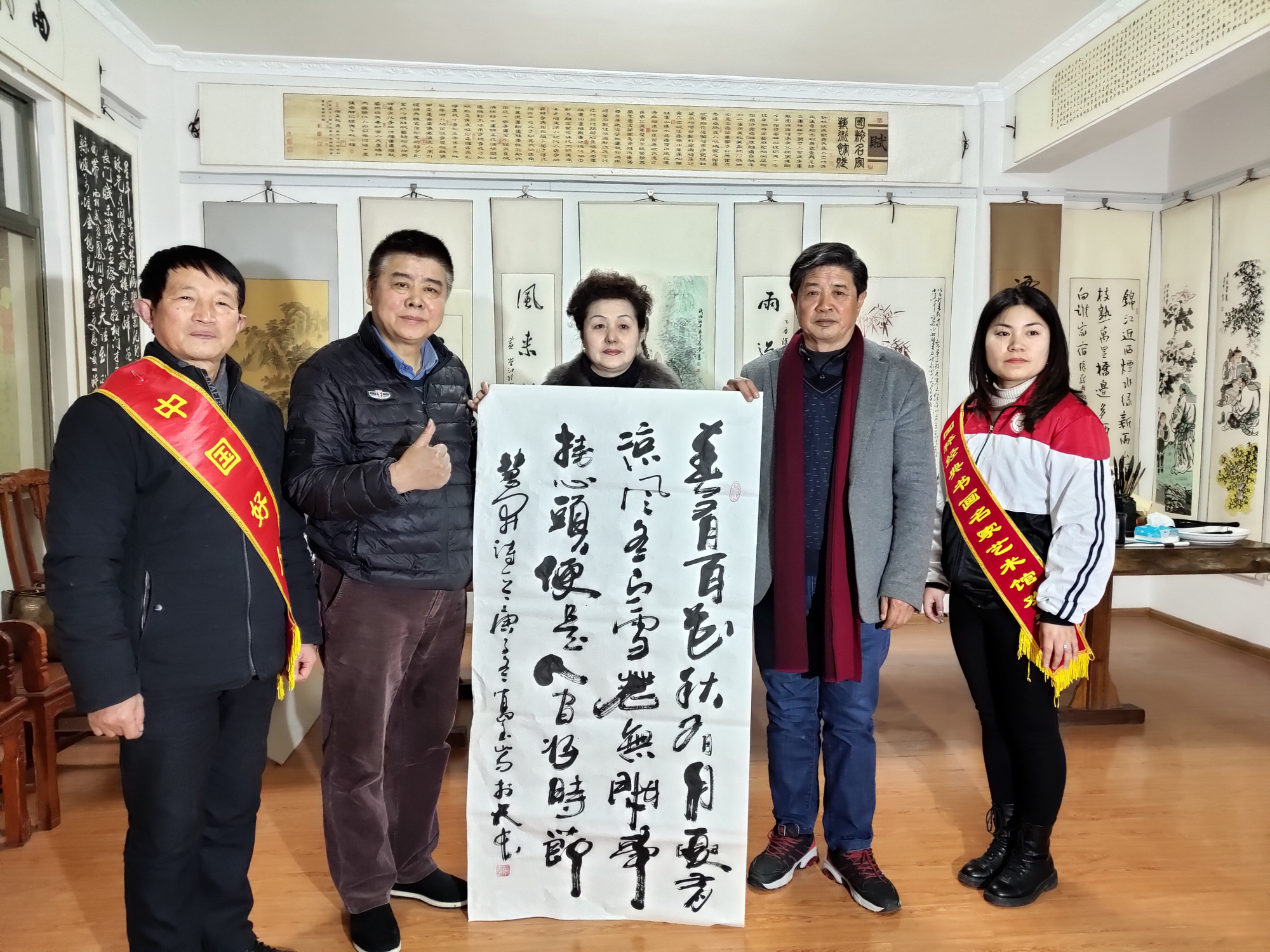 安徽天长:翰墨飘香抒情怀 书法写意话传承