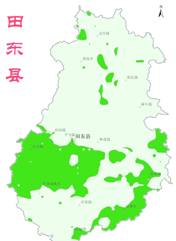 田东县众多旅游景点,探访中国芒果之乡