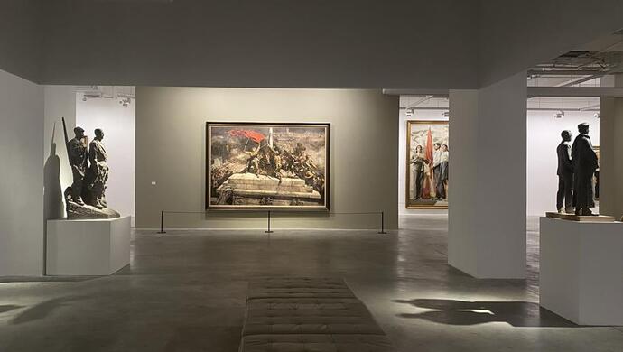 "东方风来——上海油画雕塑院特展"展出