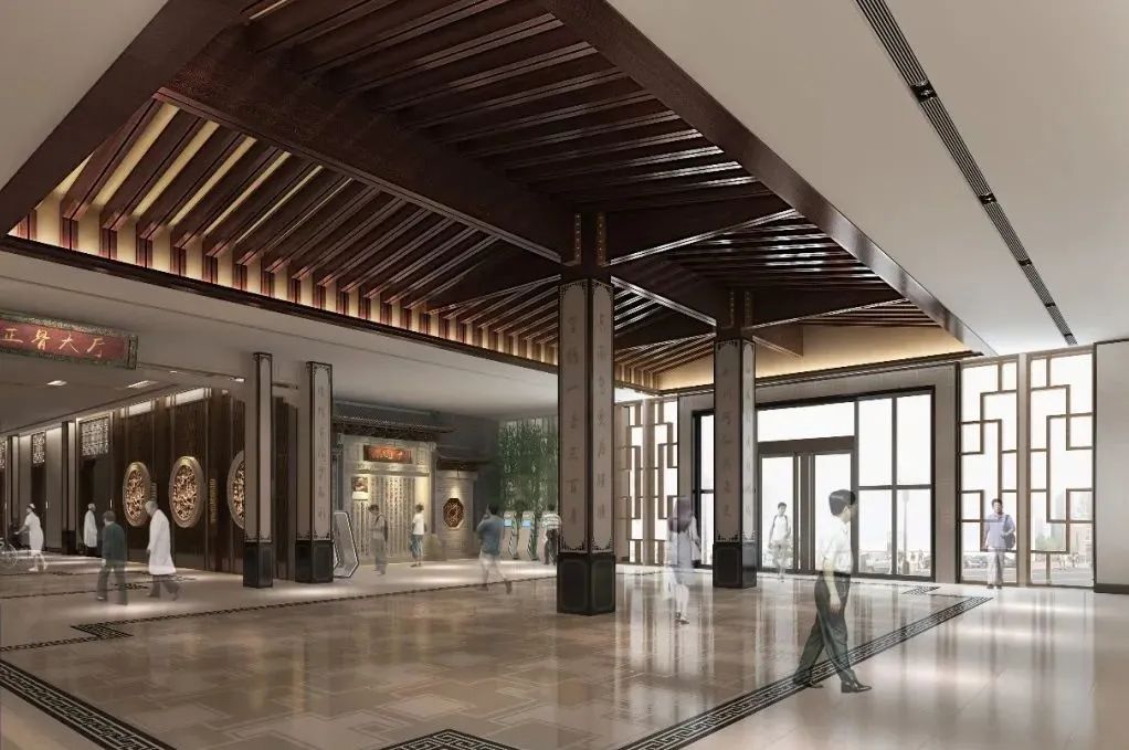 采用古风中式建筑,让颜值更能打