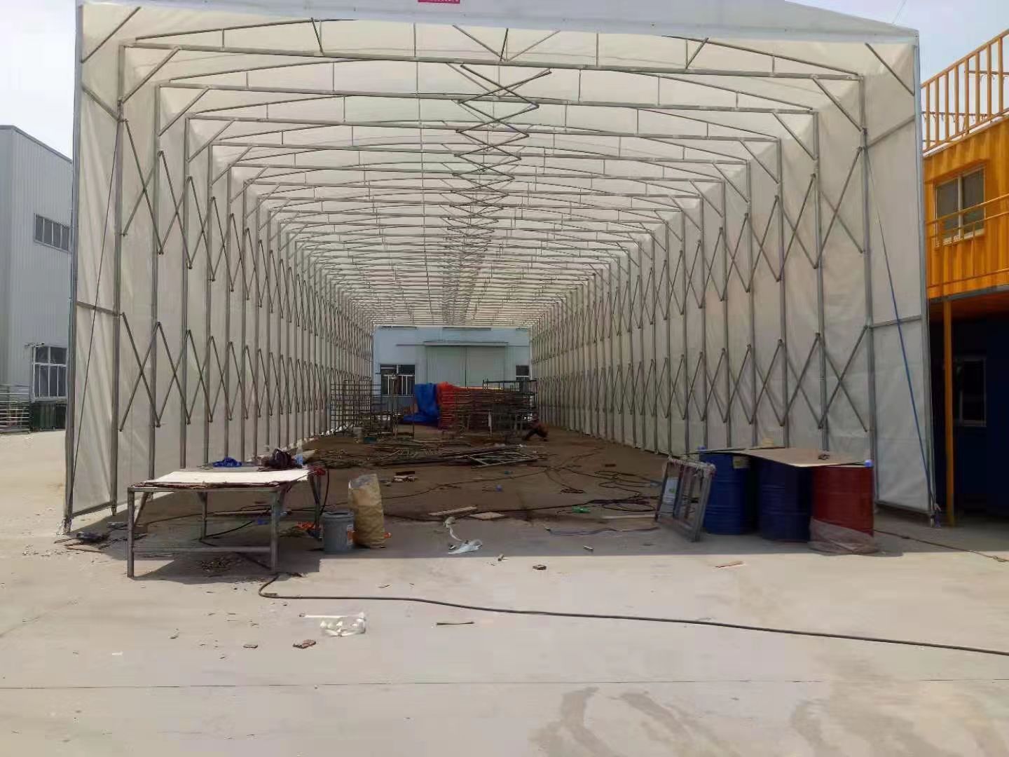 宁波移动推拉棚电动推拉蓬制作