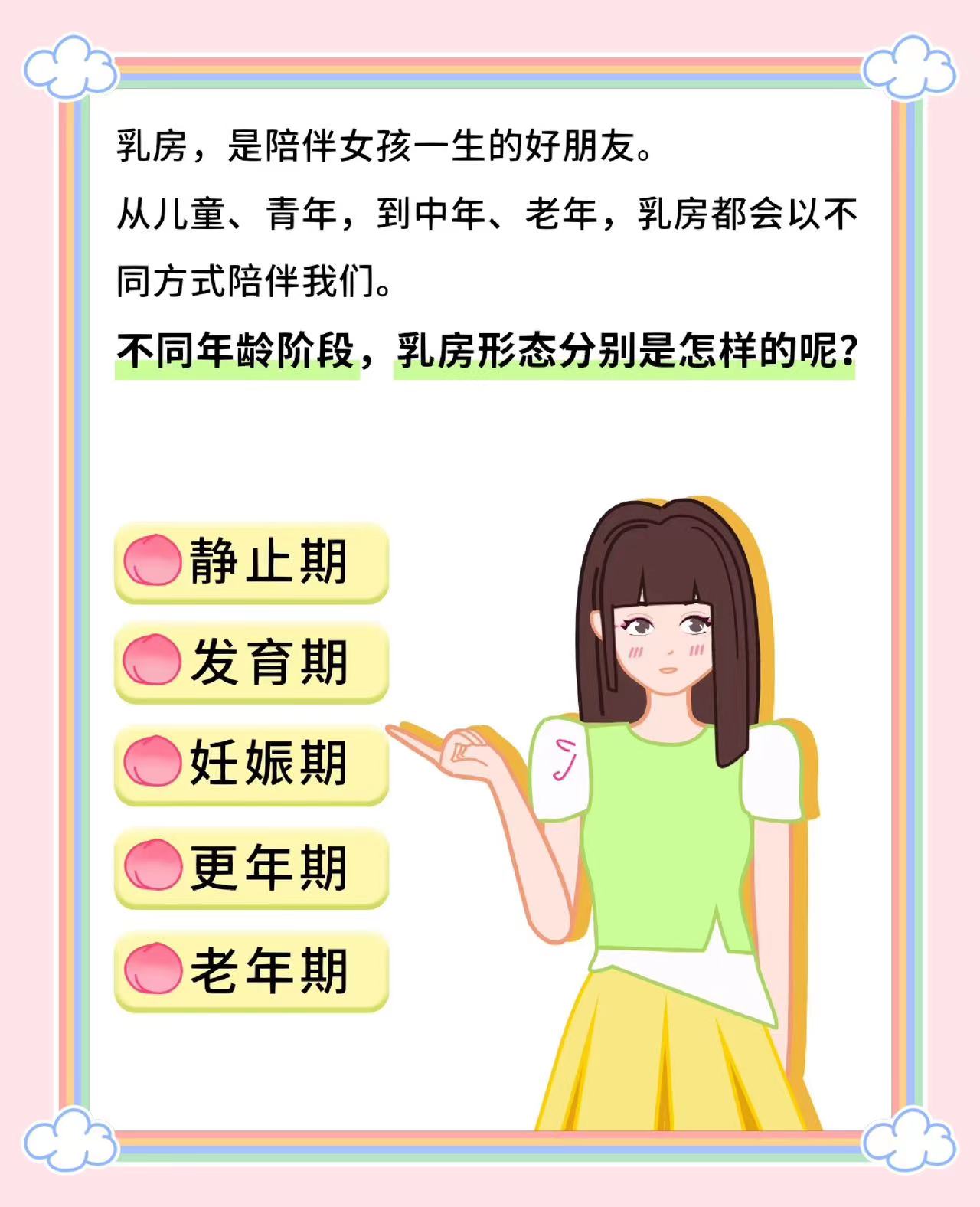 女孩发育症状先后顺序图片