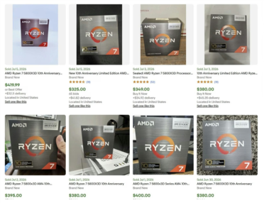 黄牛集体翻车！AMD 5800X3D十周年版原价随便买：还送水冷