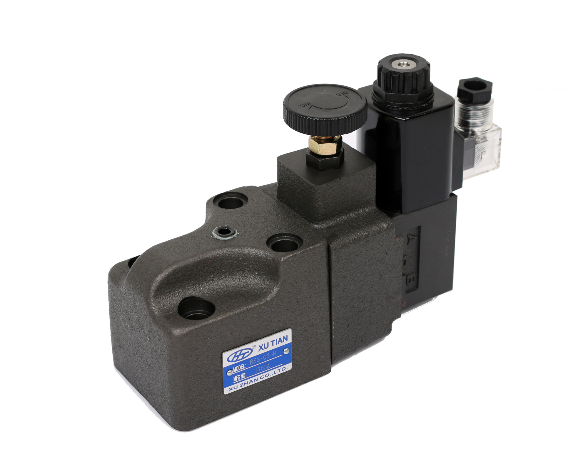 先导式溢流阀,电磁控制溢流阀