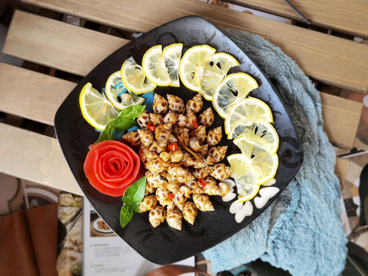 开海第一鲜一一爆炒小旺螺,香气飘飘,好看又好吃,超级美味!