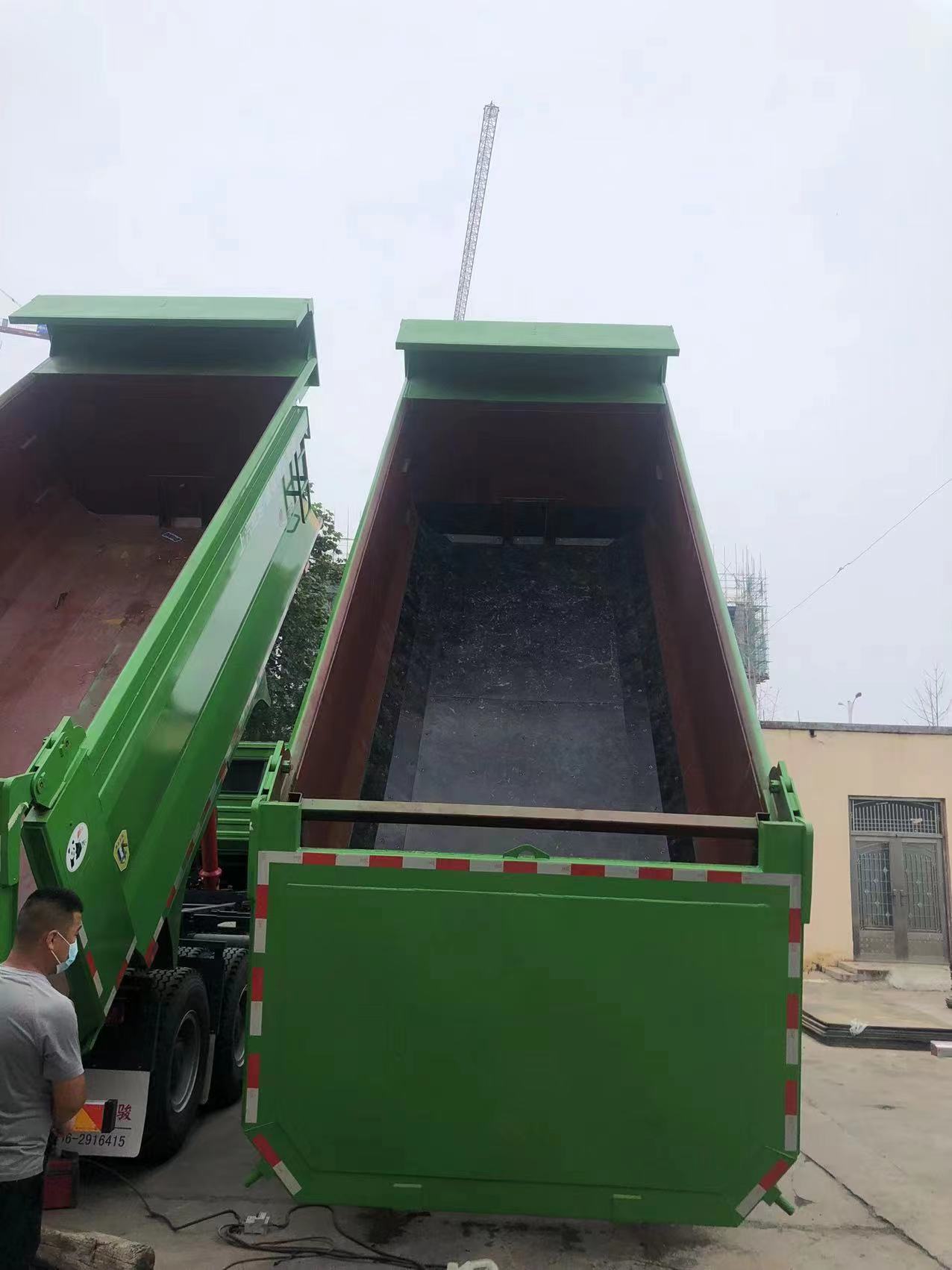 渣土车拉粘土不好卸车怎么办?土不粘滑板