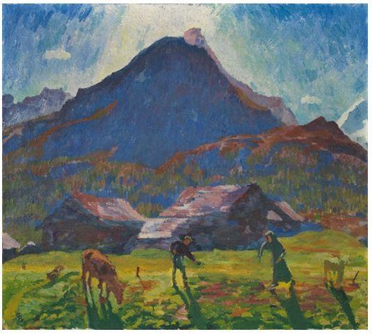 从分裂主义到印象主义的瑞士画家贾科梅蒂油画作品