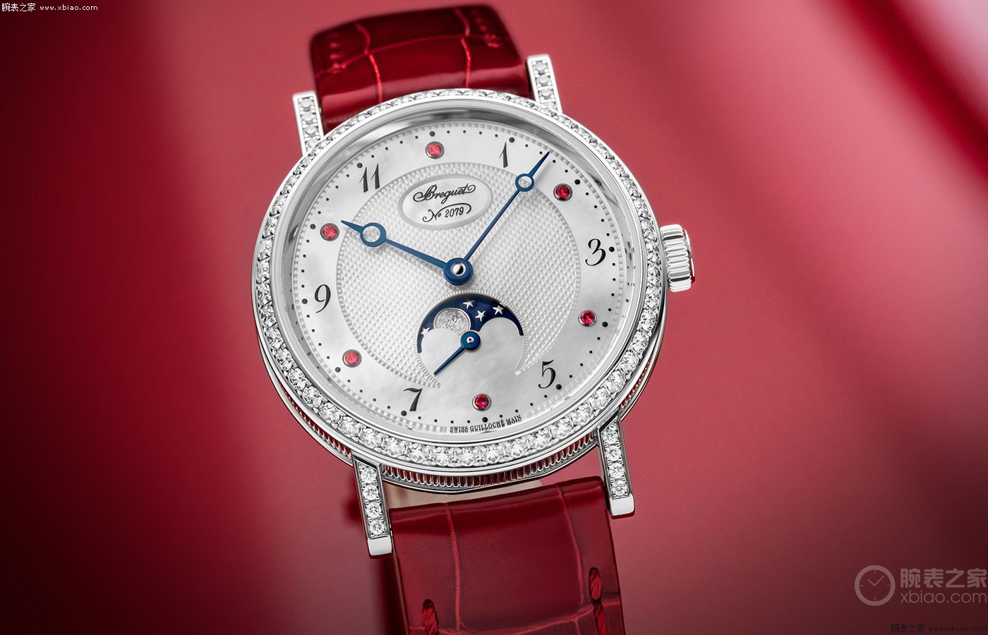 宝玑classique经典系列9085月相腕表 情人节限量款