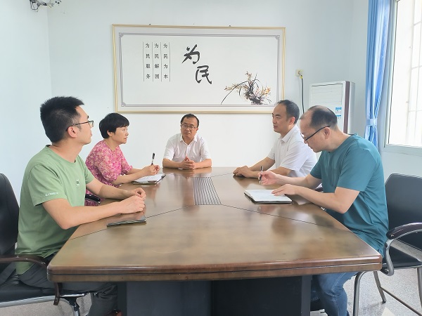 大安法院党组书记,院长吴鸿涛调研牛佛法庭工作