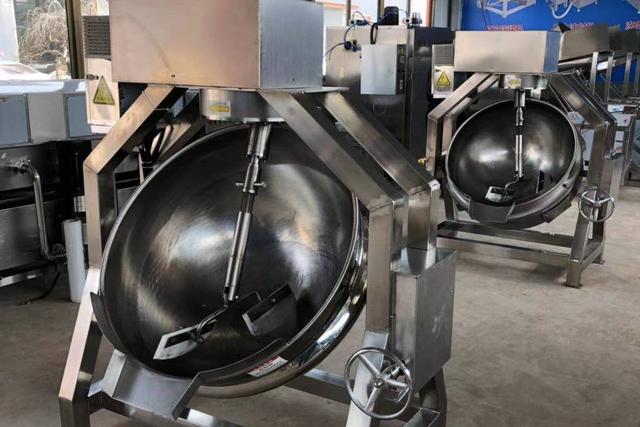 全自动搅拌炒锅-面粉酥油茶炒面机夹层锅豆沙馅酱料肉松海鲜酱机