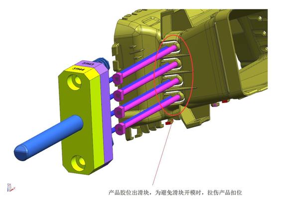 内抽芯模具结构图图片