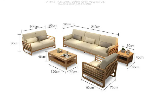 沙发和茶几尺寸搭配