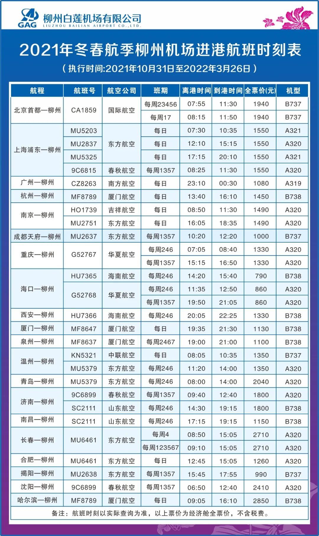 河池想坐飞机的看过来!