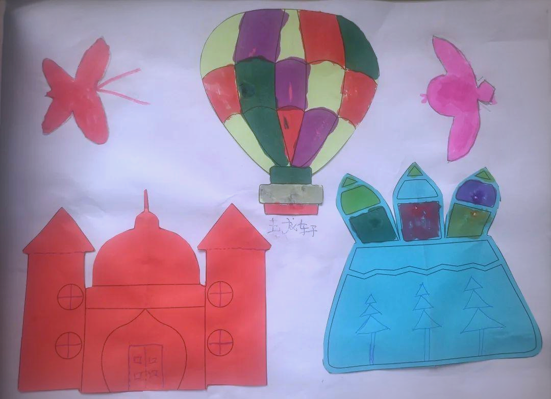 创意轴对称粘贴画,点亮胡集小学三年级数学课堂