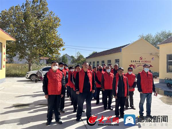 阳信县水落坡镇村党组织领办志愿服务队 架起党群连心桥