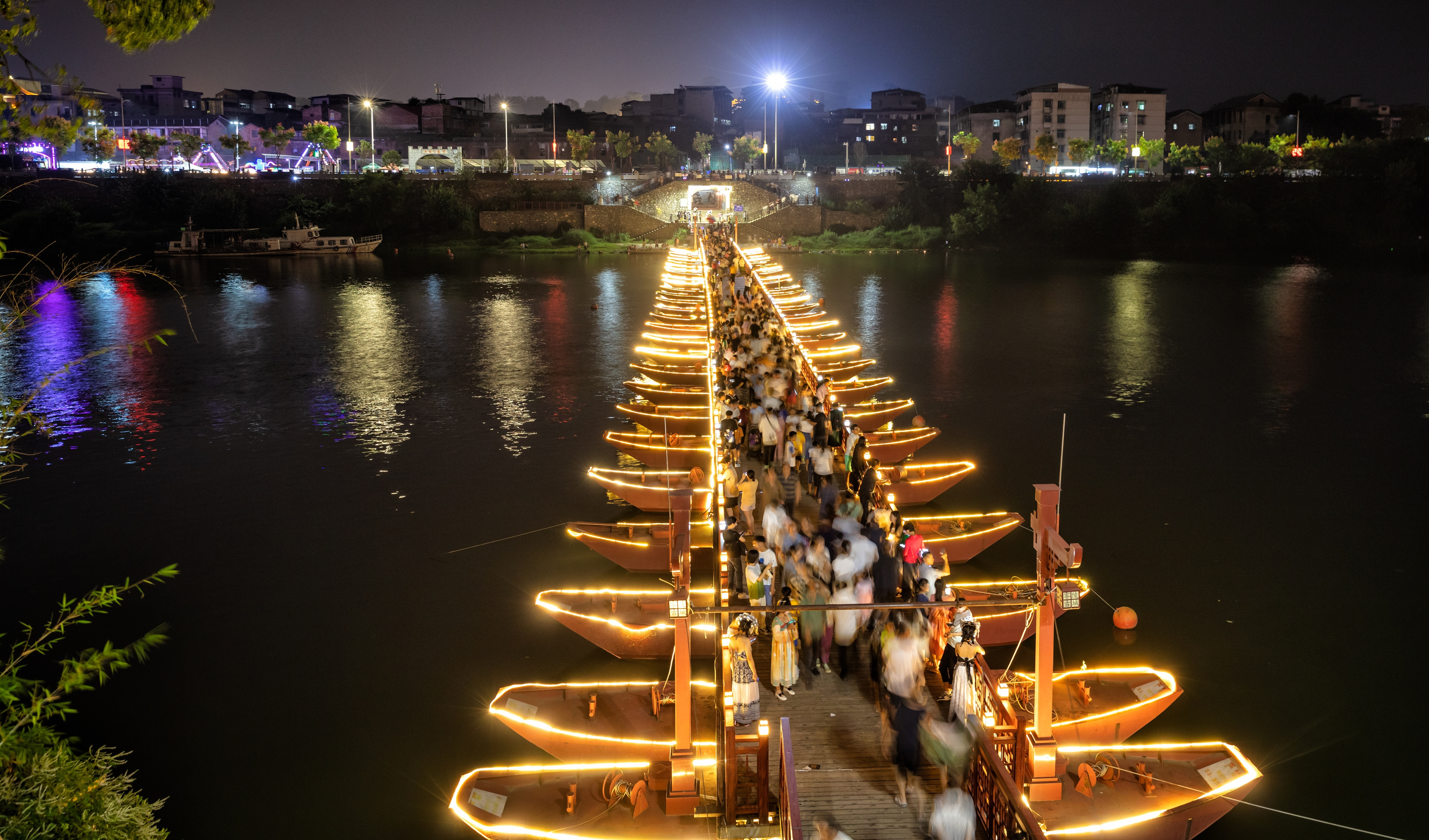 零陵古城夜景图片