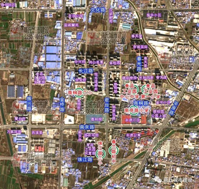 商丘市睢阳区西区未来规划建设多座中小学