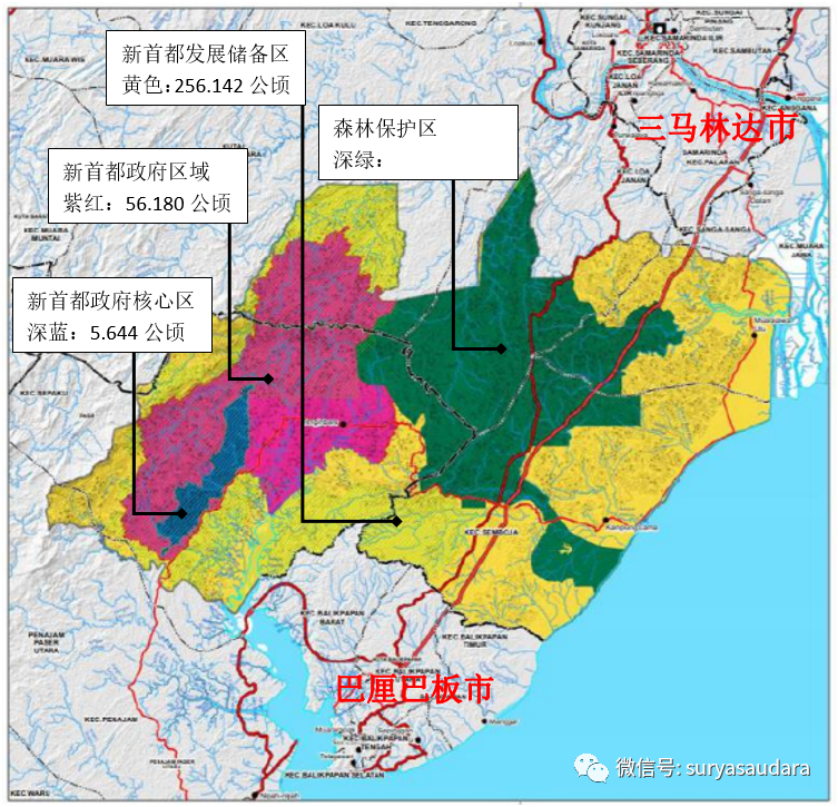 印尼新首都地图图片