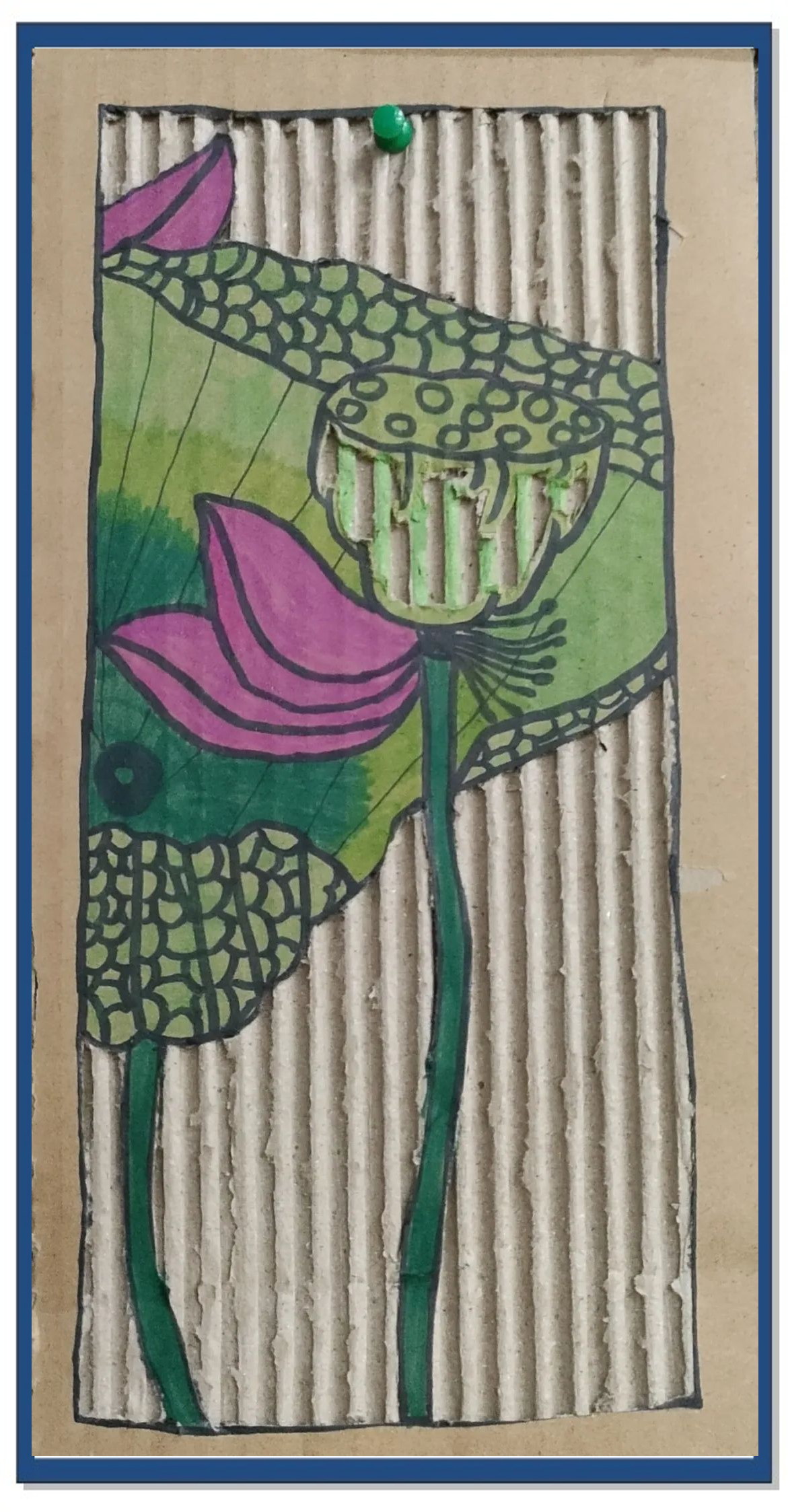 沙河市第三小学瓦楞纸板画社团的多元艺术探索